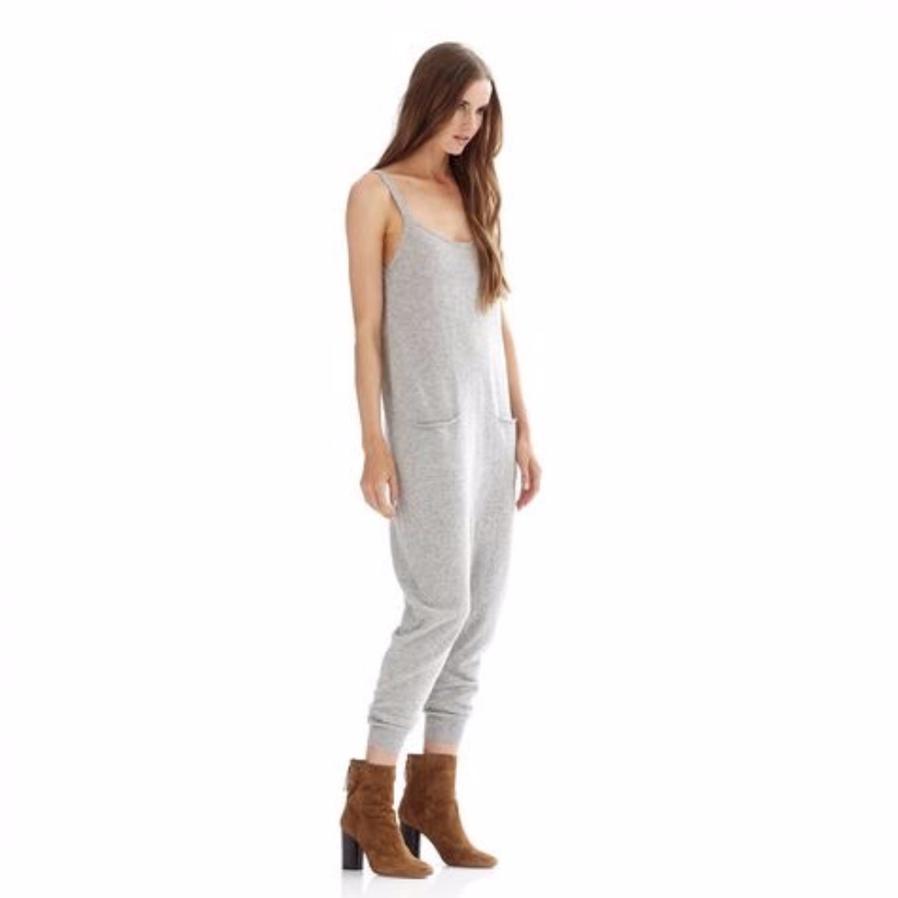 NakedCashmere Jumper Jumpsuit Grey Patti small/medium amazing!